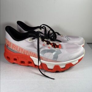 On Running CLOUD MONSTER HYPER Men’s 10.5 White and Orange S4